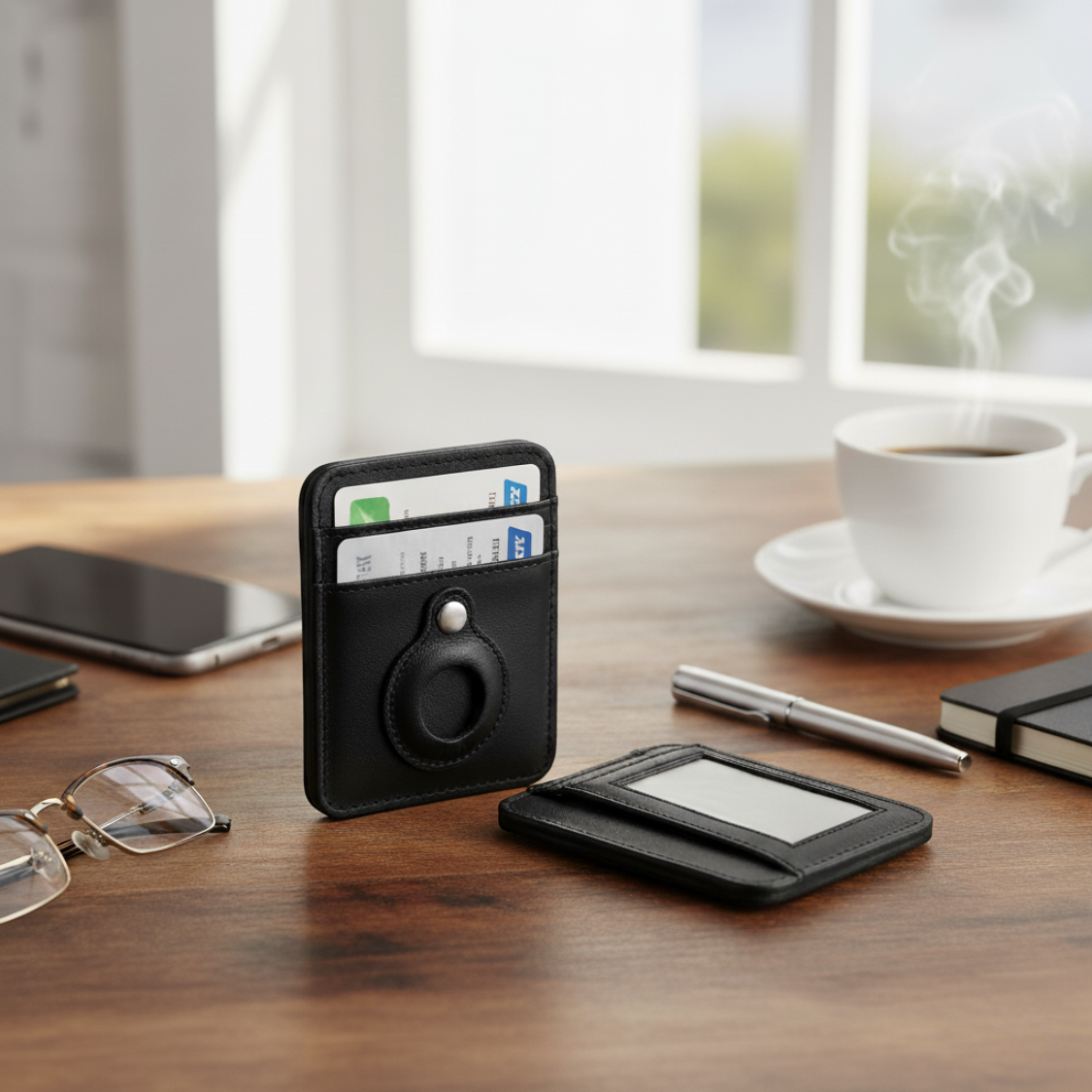 Air tag Card holder (cow leather)