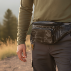 Waist pack cow leather