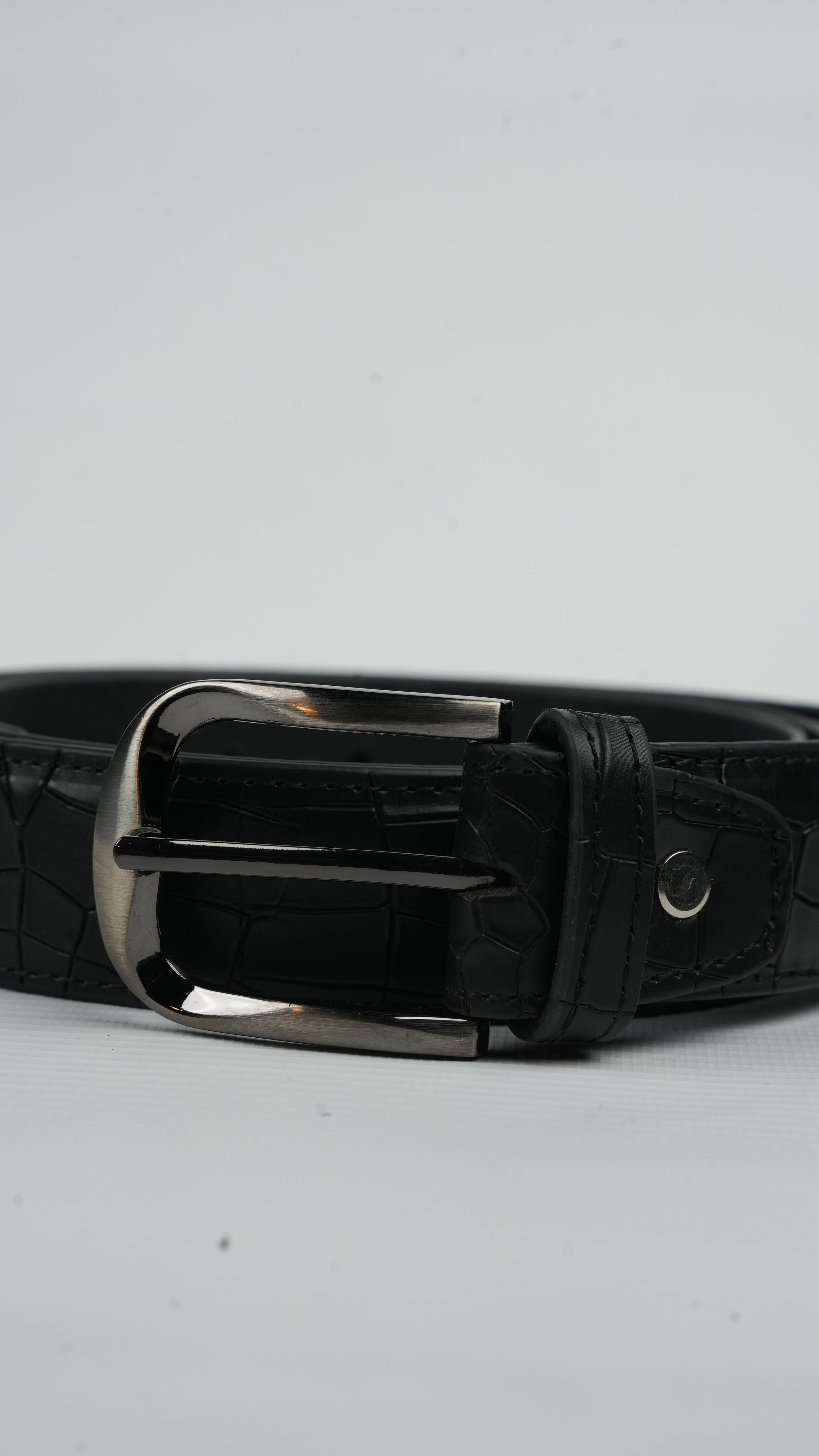 Caiman belt (cow leather)
