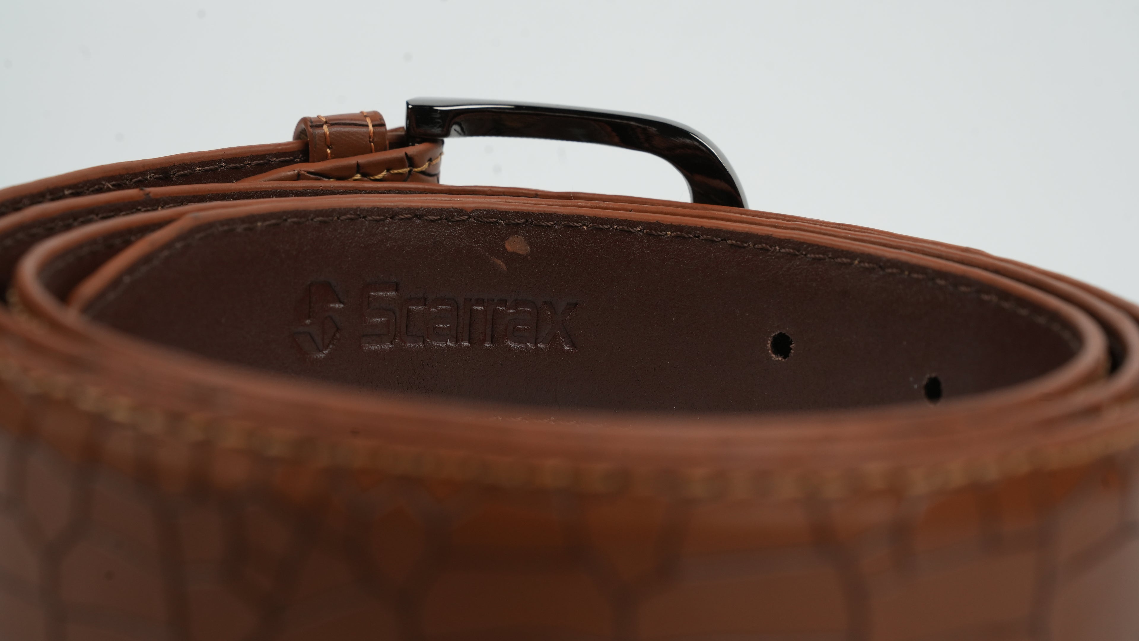 Caiman belt (cow leather)