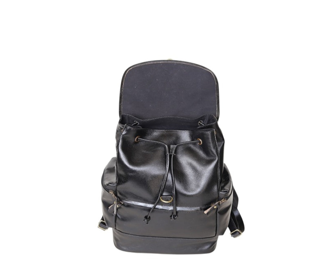 Drawstring Flap (cow leather)