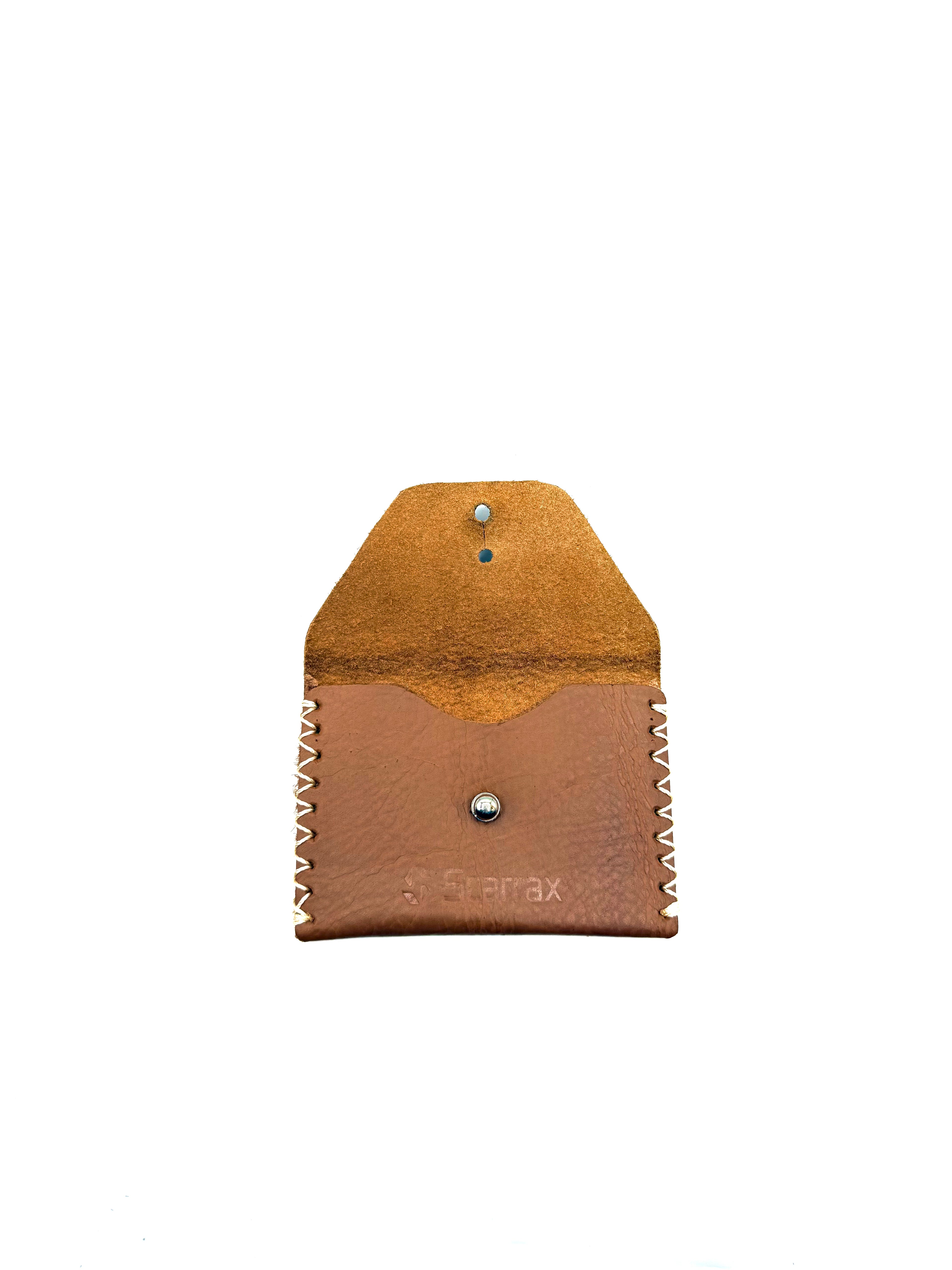 Stitch-bound mini Card holder (cow leather)