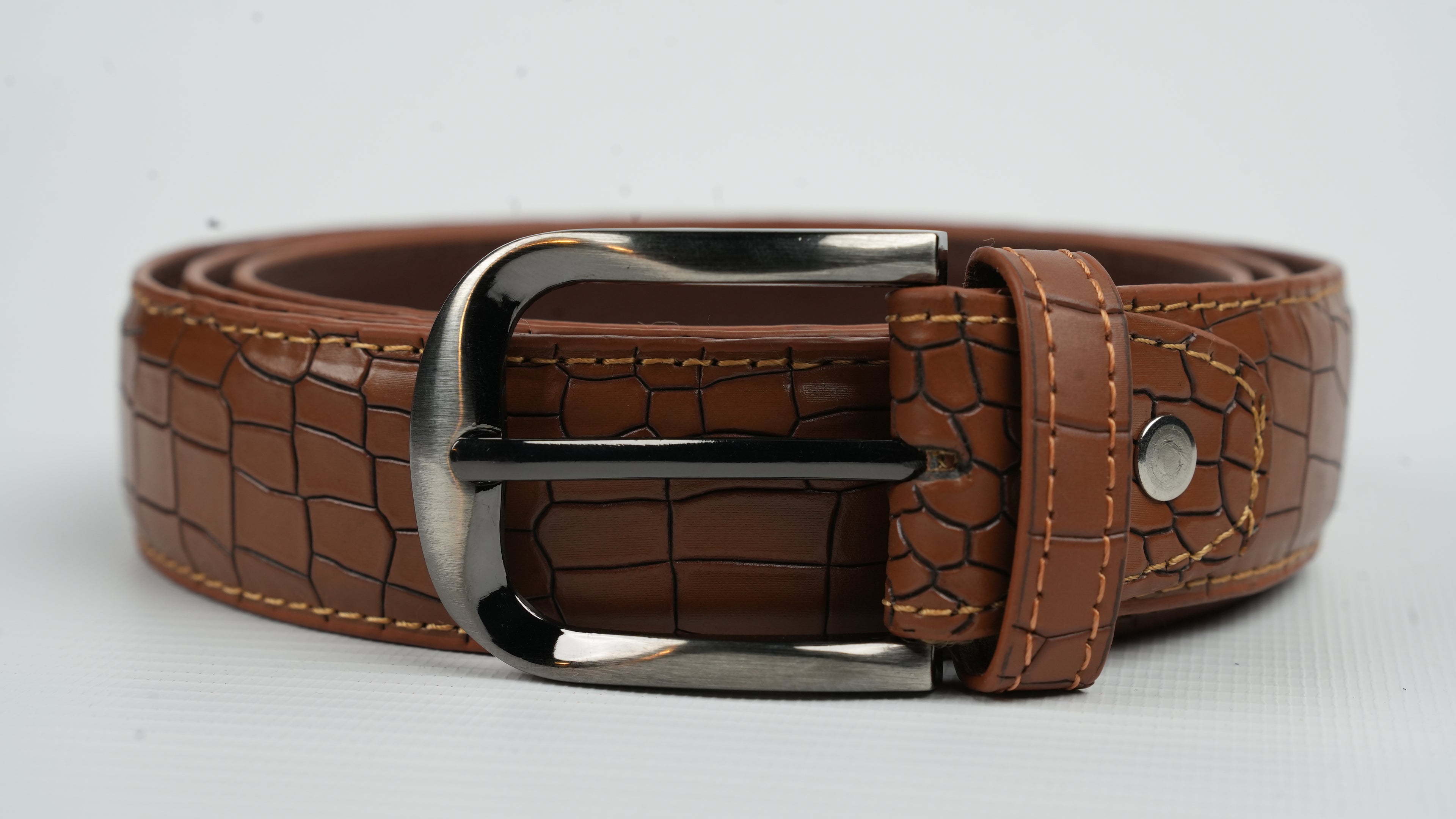 Caiman belt (cow leather)