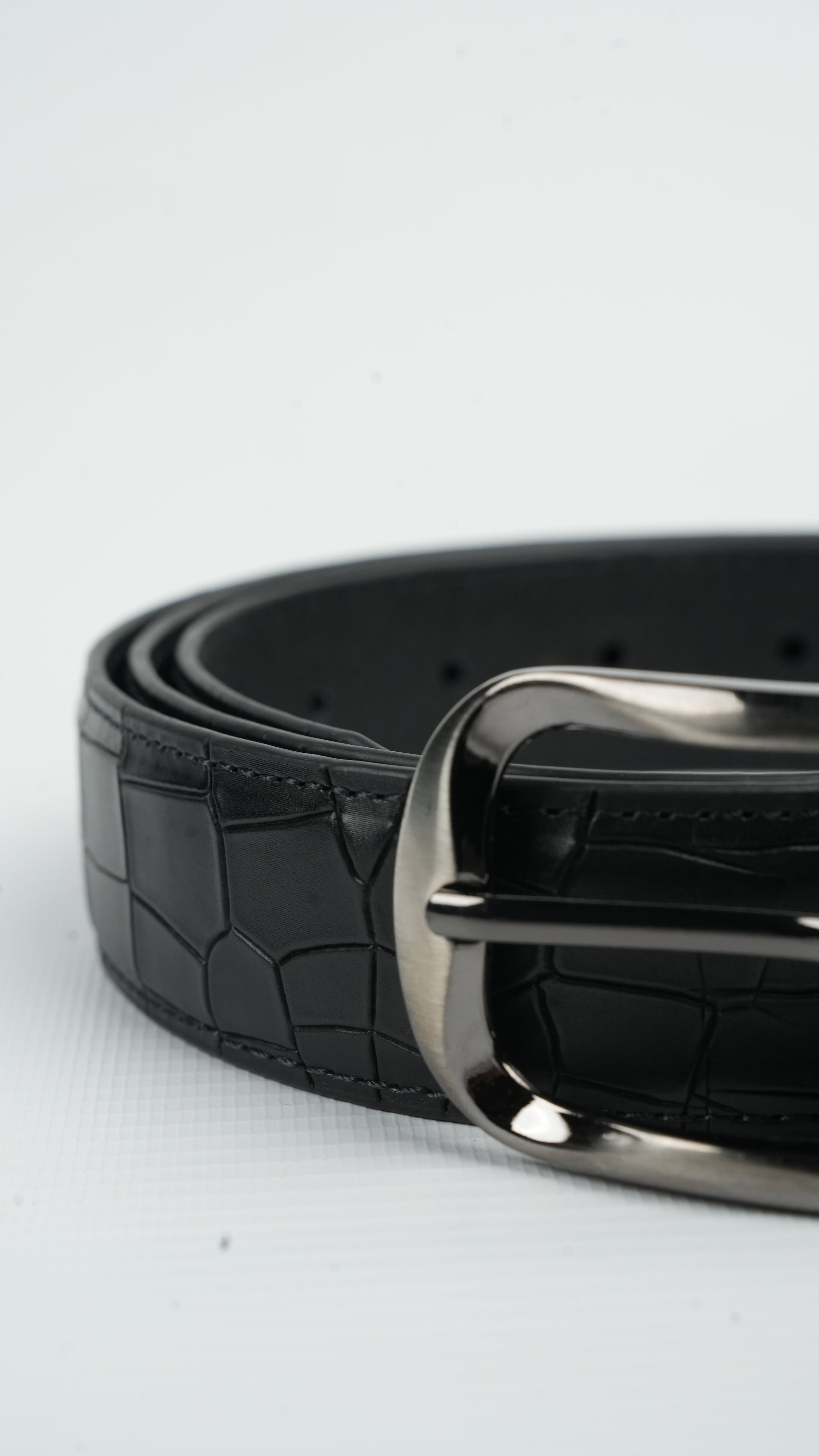 Caiman belt (cow leather)