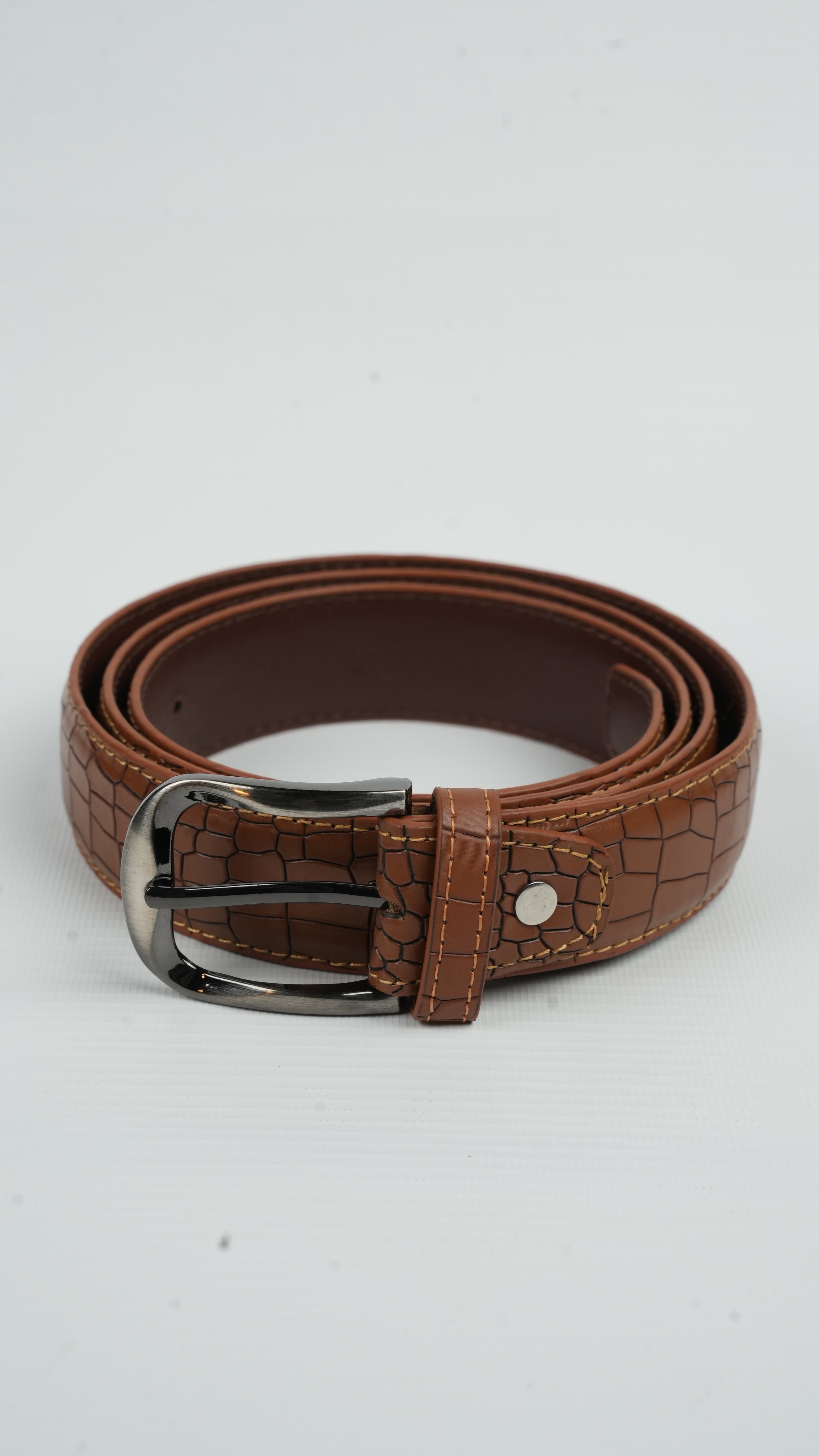 Caiman belt (cow leather)