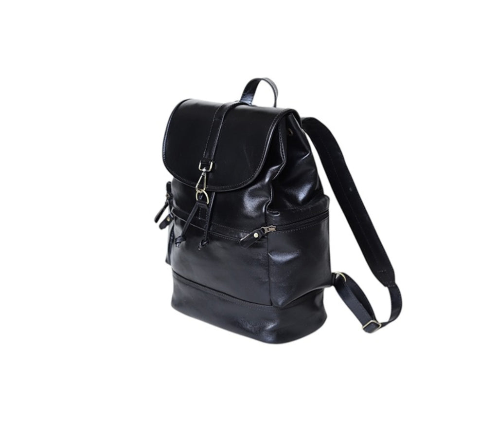 Drawstring Flap (cow leather)