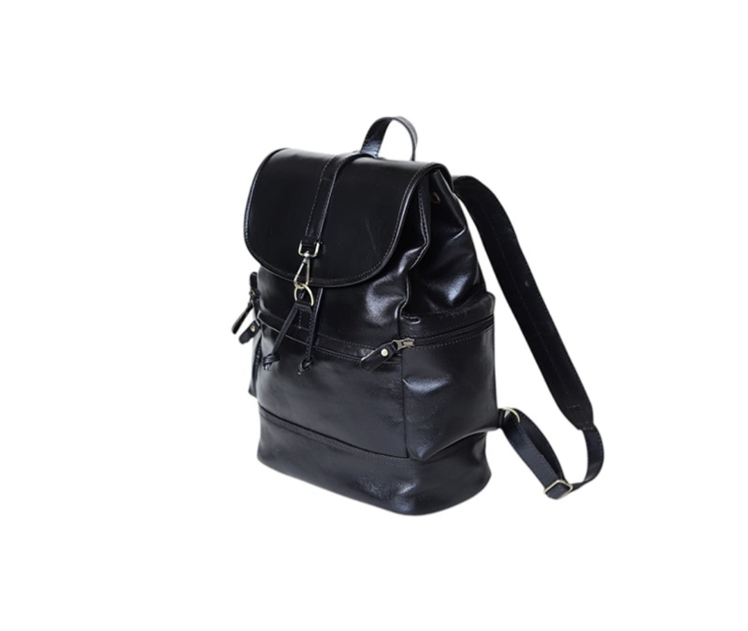 Drawstring Flap (cow leather)